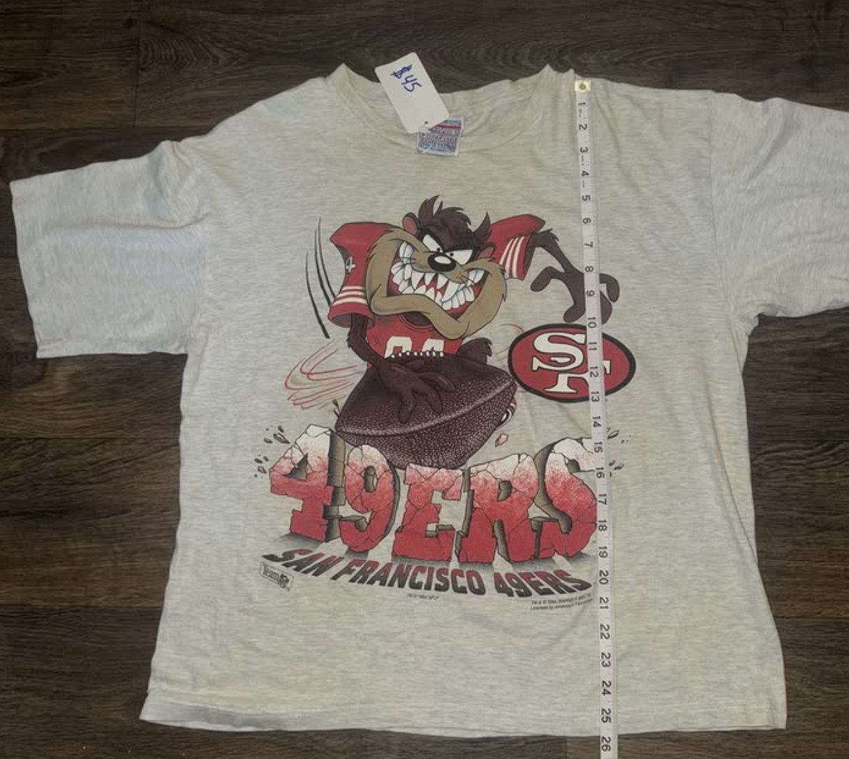 49ers Taz Graphic Tee