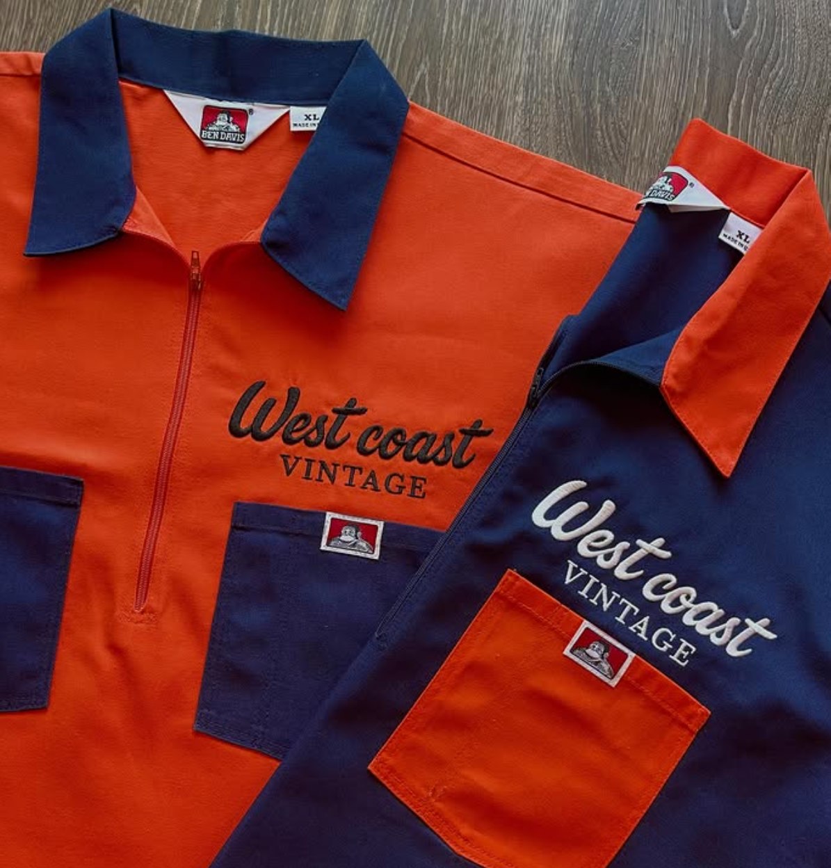 West Coast Vintage branded Ben Davis workshirts